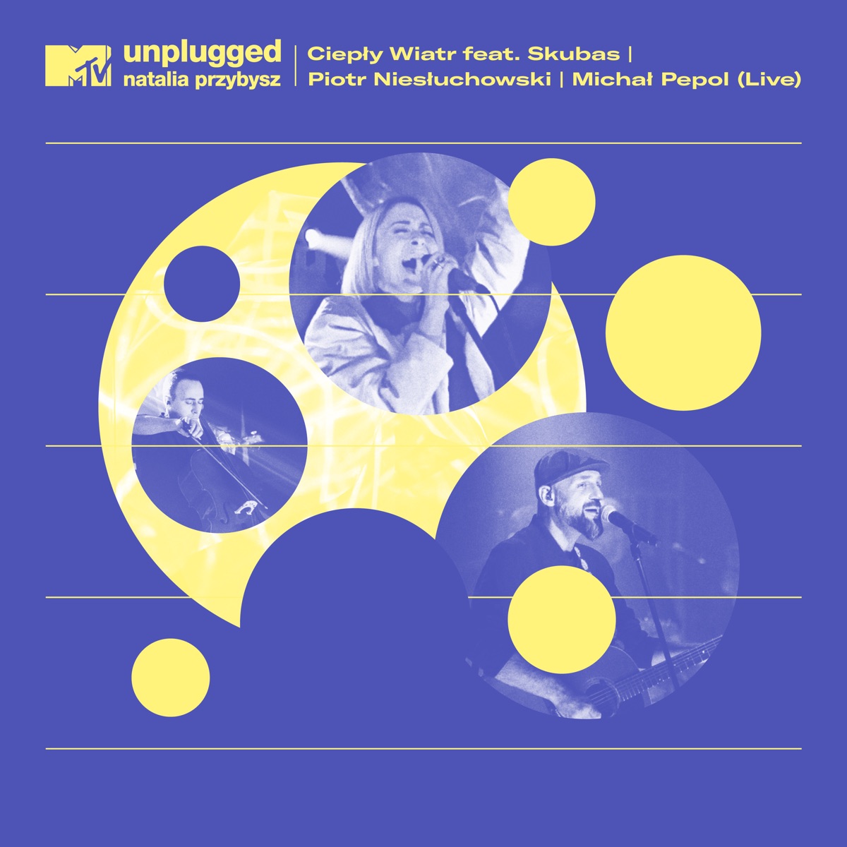 Ciepły Wiatr (feat. Skubas, Piotr Niesłuchowski & Michał Pepol) [Live] - Single by Natalia Przybysz album cover