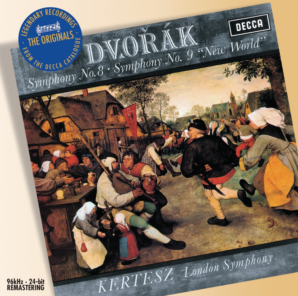 Dvorak: Symphonies No. 8 & 9 by London Symphony Orchestra & István Kertész album cover