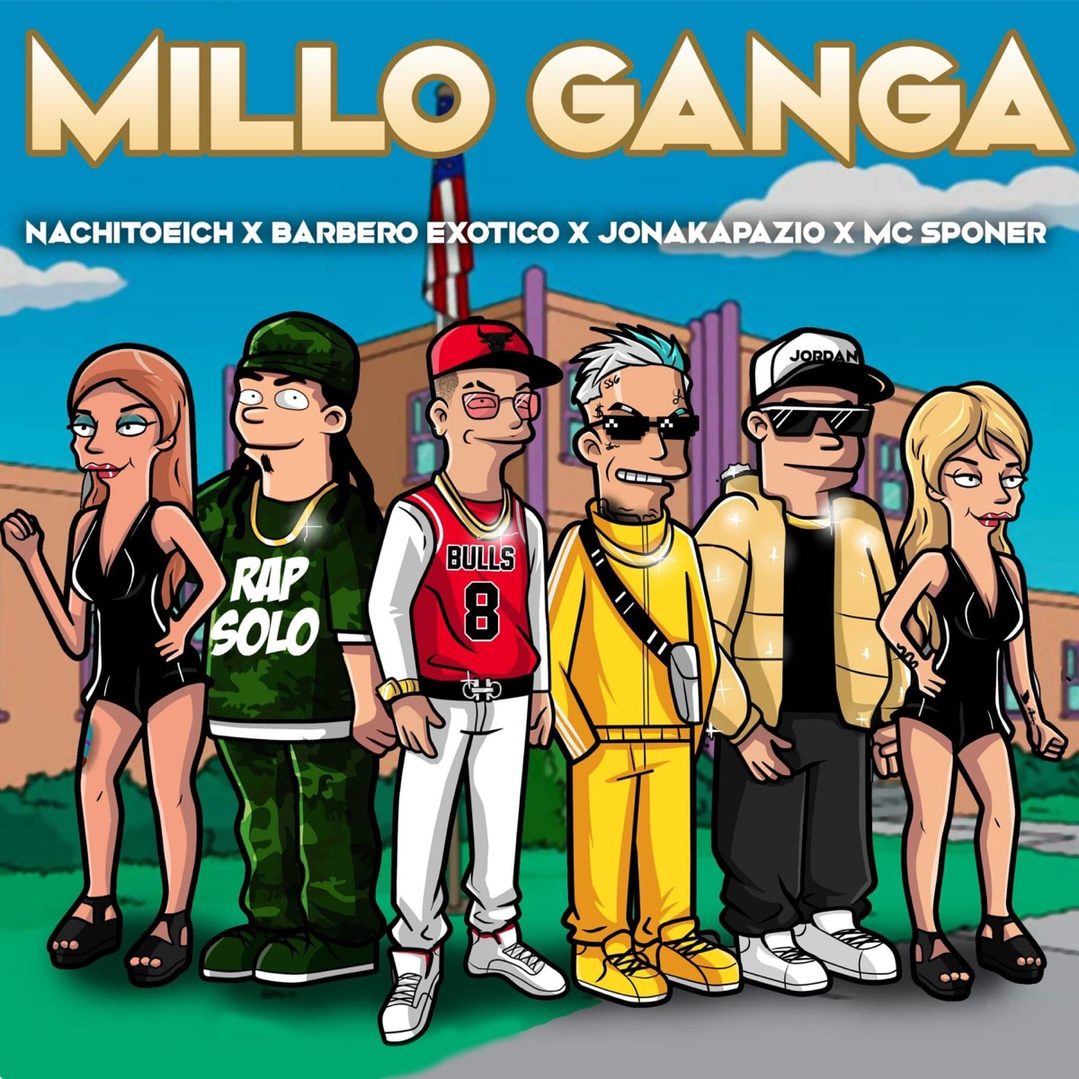 Millo Ganga (feat. Sponer, Jonakapazio & Barbero Exotico) - Single by Nachito Eich album cover