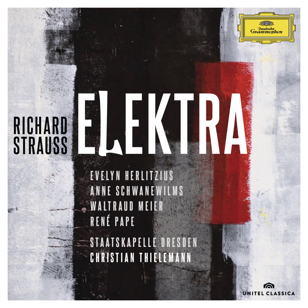 Strauss: Elektra (Live At Philharmonie, Berlin / 2014) by Evelyn Herlitzius, Staatskapelle Dresden, Christian Thielemann, Anne Schwanewilms, Waltraud Meier & René Pape album cover