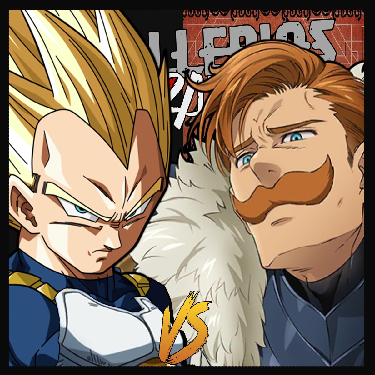 Vegeta vs Escanor. Kballerías de Rap (feat. Keyto) - Single by Kballero Rap album cover