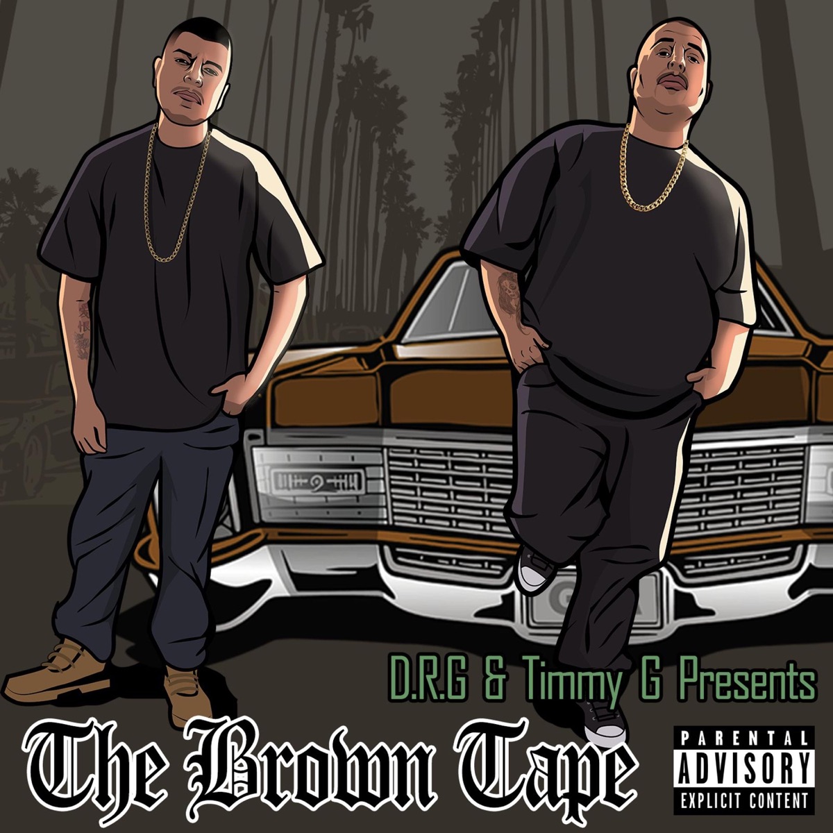 The Brown Tape - EP by D.R.G album cover