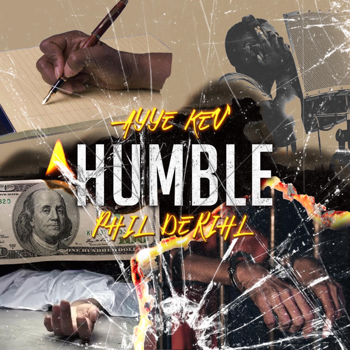 Humble (feat. Phil Derihl) - Single by Ayye Kev album cover