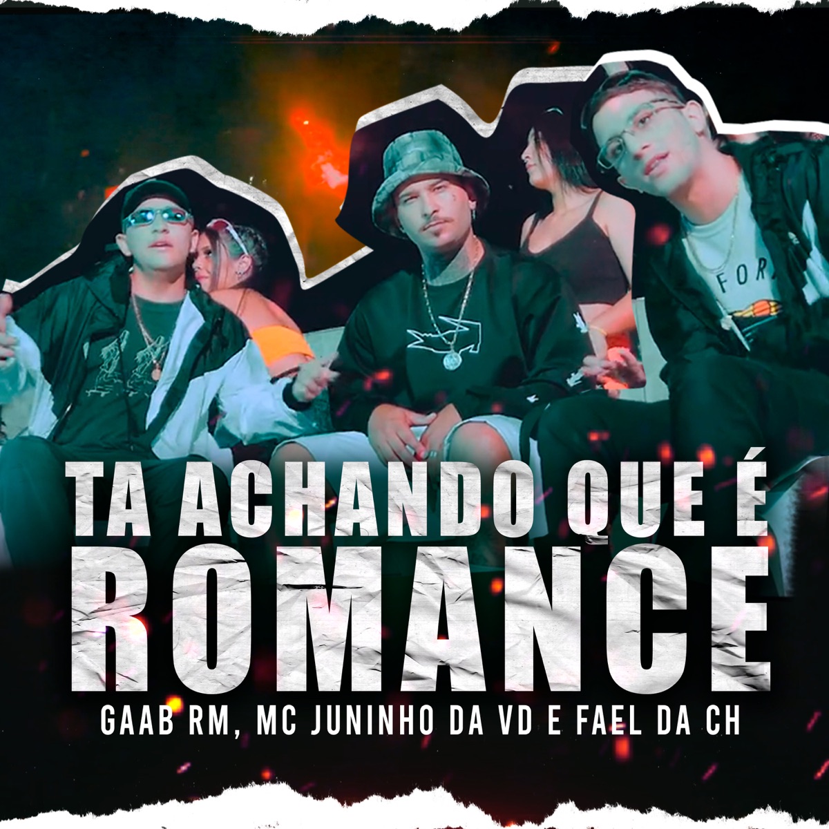 Tá Achando Que É Romance - Single by MC Juninho da VD, Dj fael da ch & Mc Gaab RM album cover