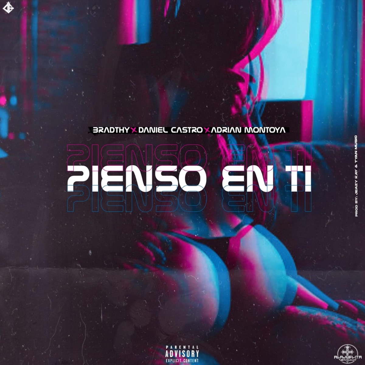 Pienso en Ti (feat. Adrian Montoya & Daniel Castro) - Single by Bradthy album cover
