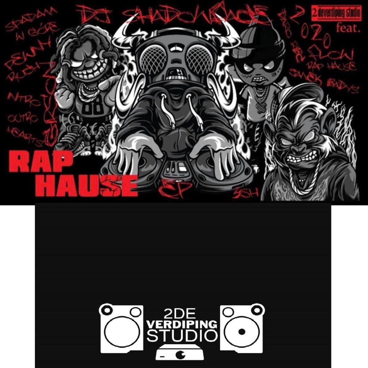 Rap Hause - EP by Shadowface VitalShadowsbeats album cover