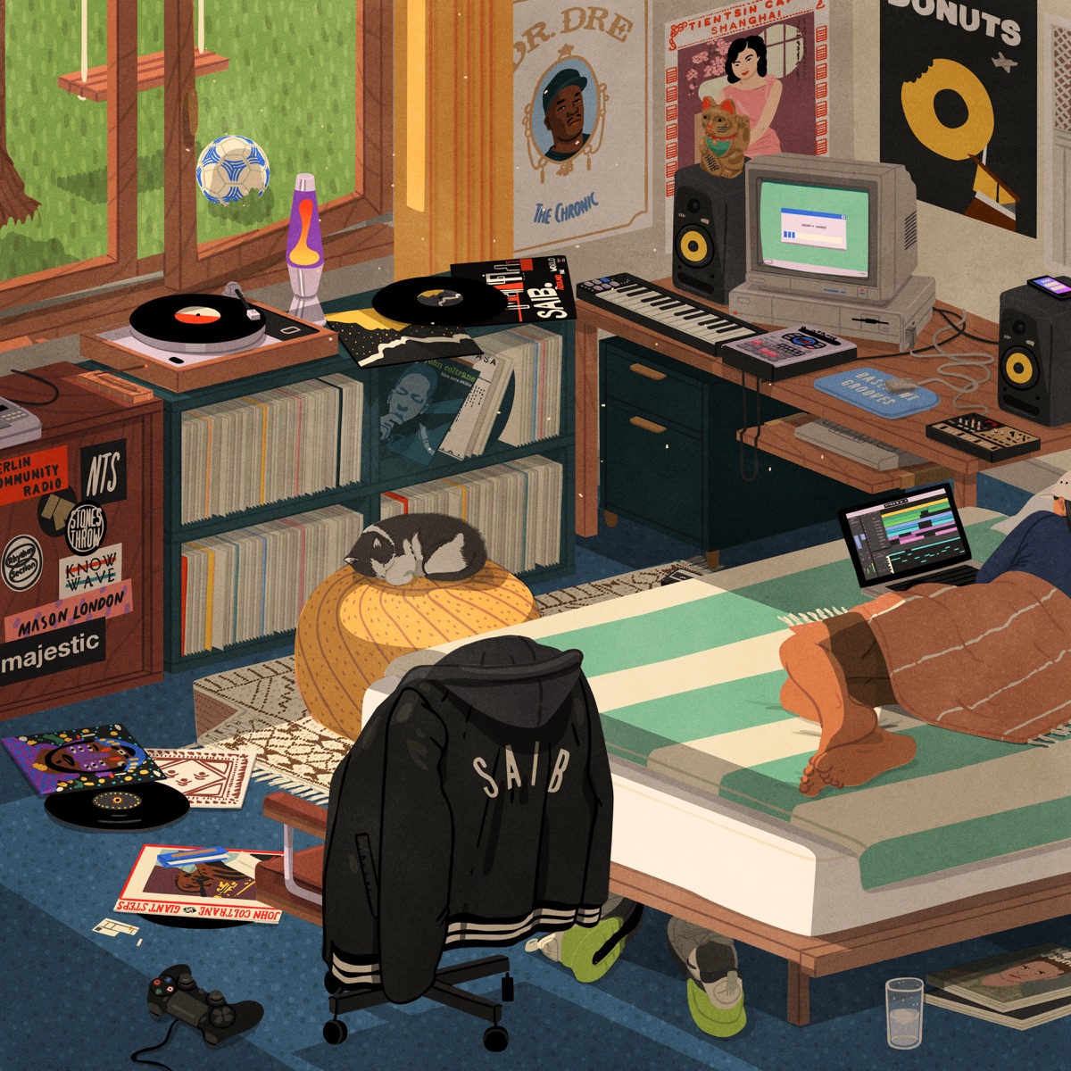 Basement Grooves by Saib album cover