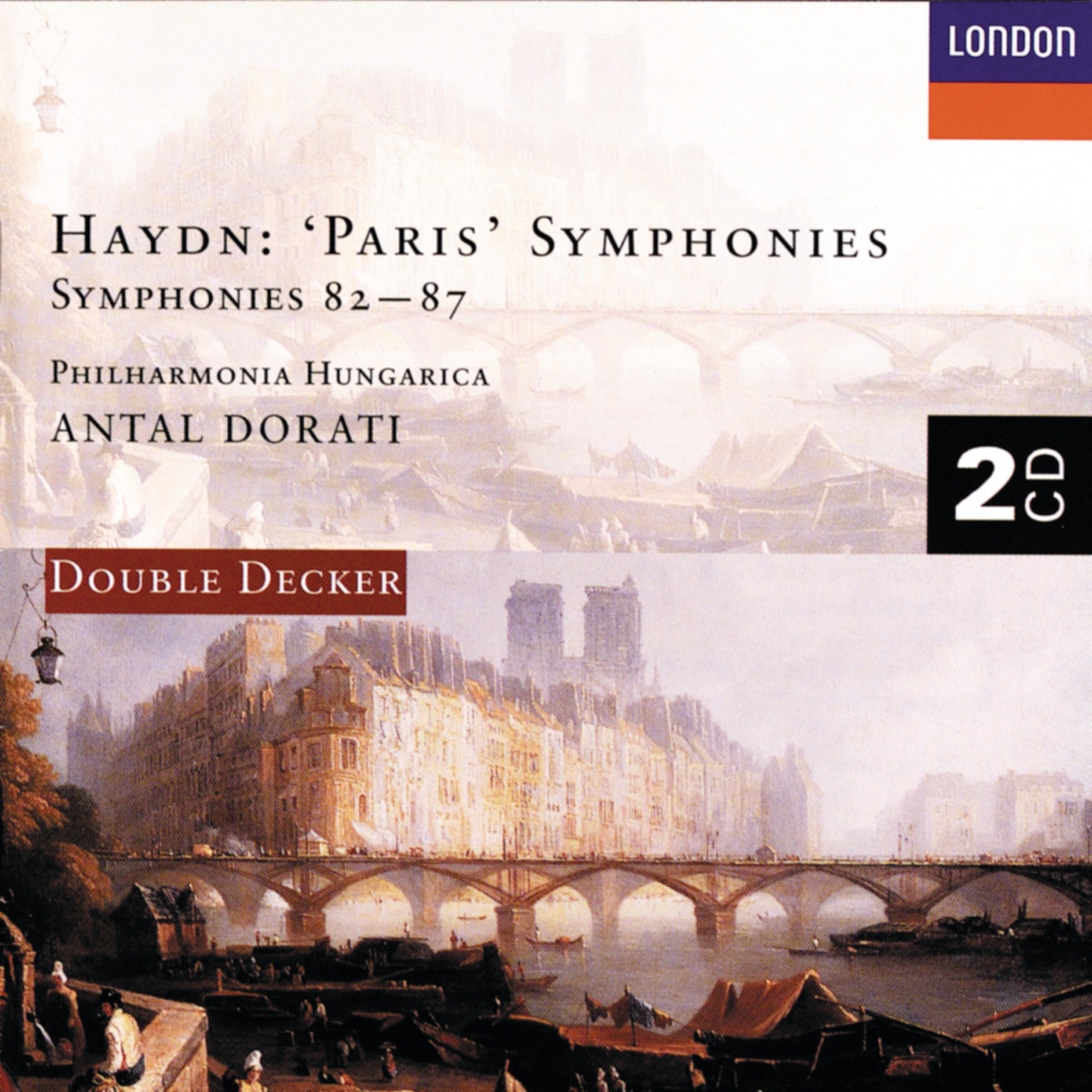 Haydn: The Paris Symphonies by Philharmonia Hungarica & Antal Doráti album cover