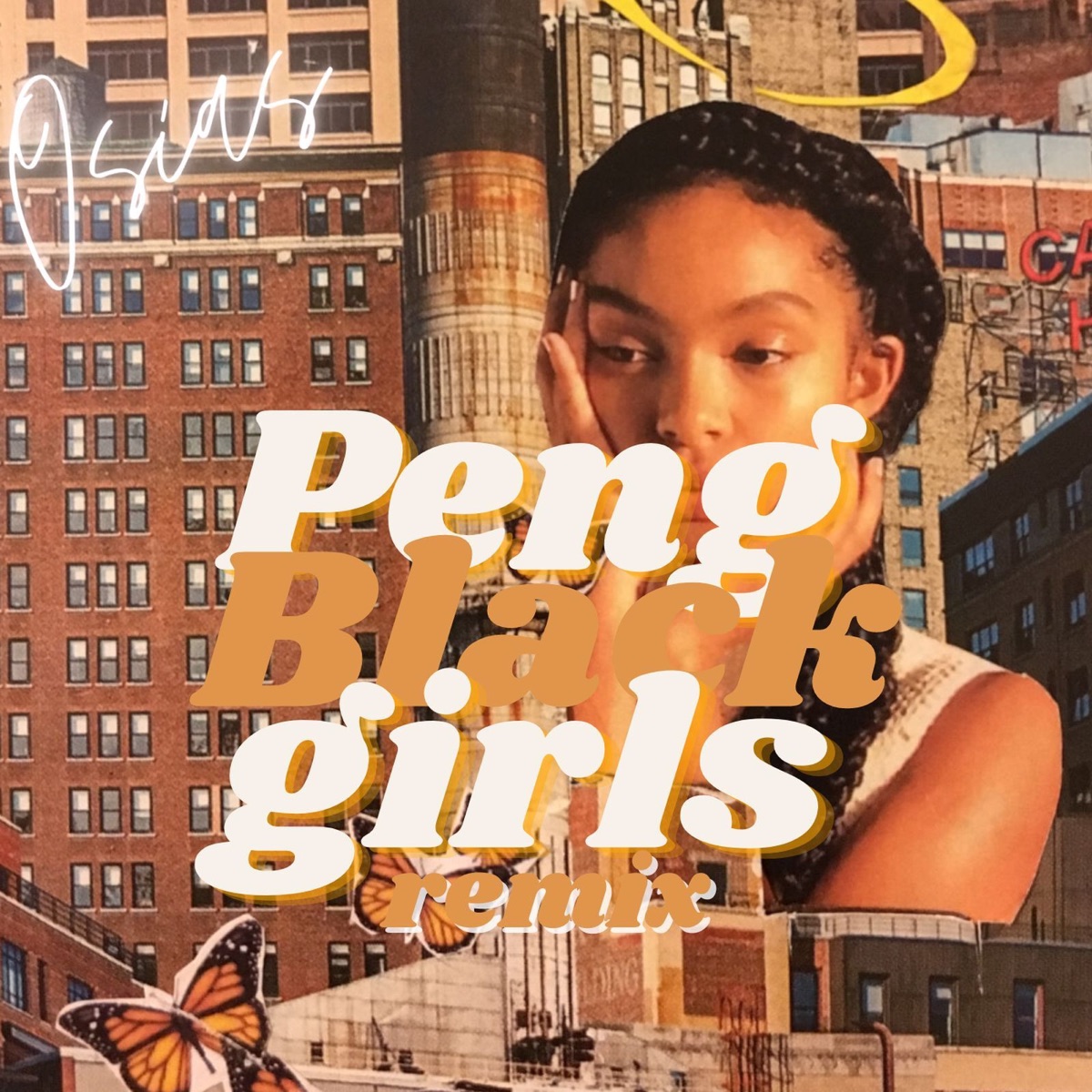 Peng Black Girl (Remix) - Single by Osias album cover