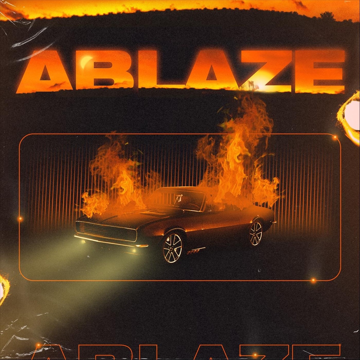 Ablaze (feat. 3m5, Drama Theme & Craz Digga) - Single by Bronco Tdf album cover