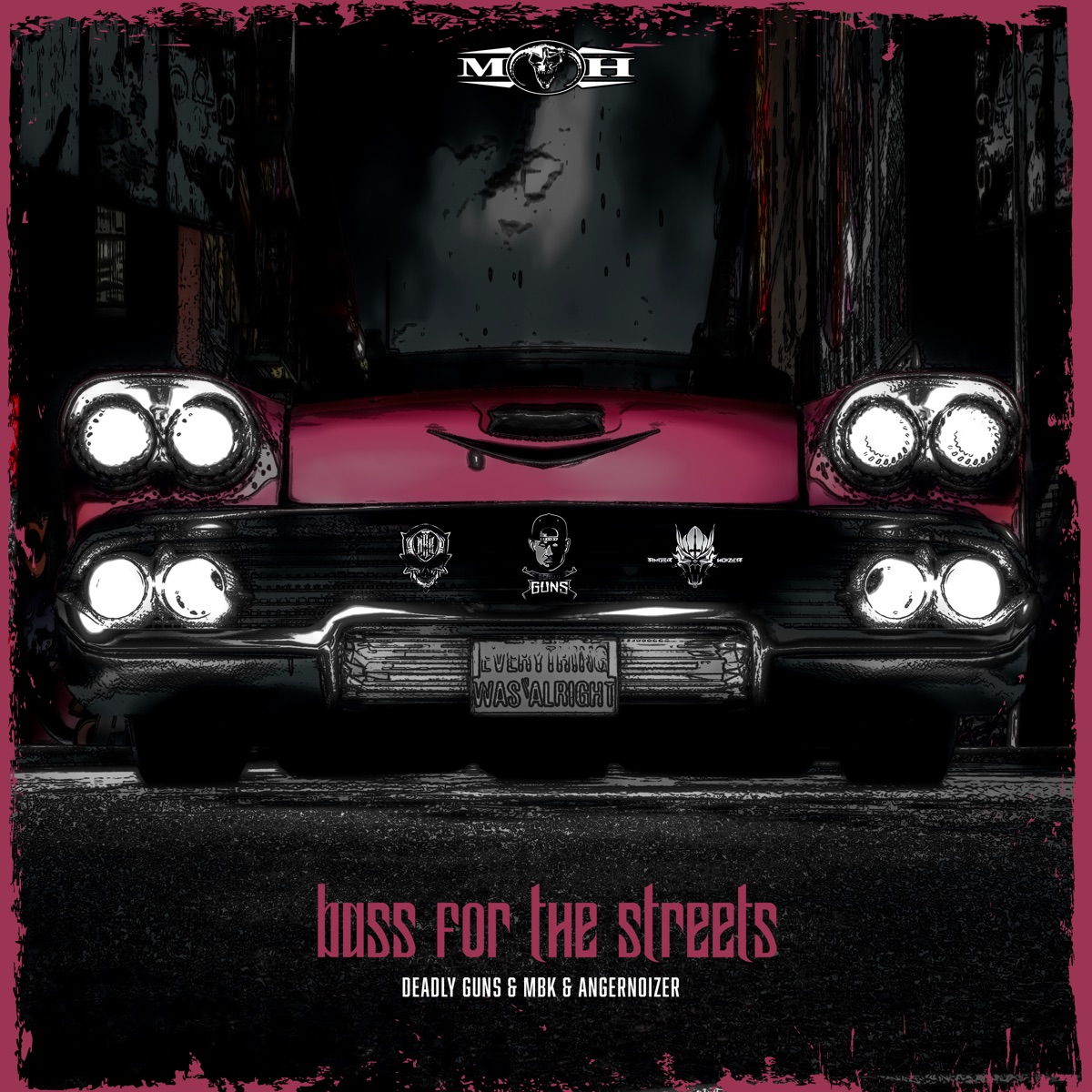 Bass for the Streets - Single by Deadly Guns, MBK & Angernoizer album cover