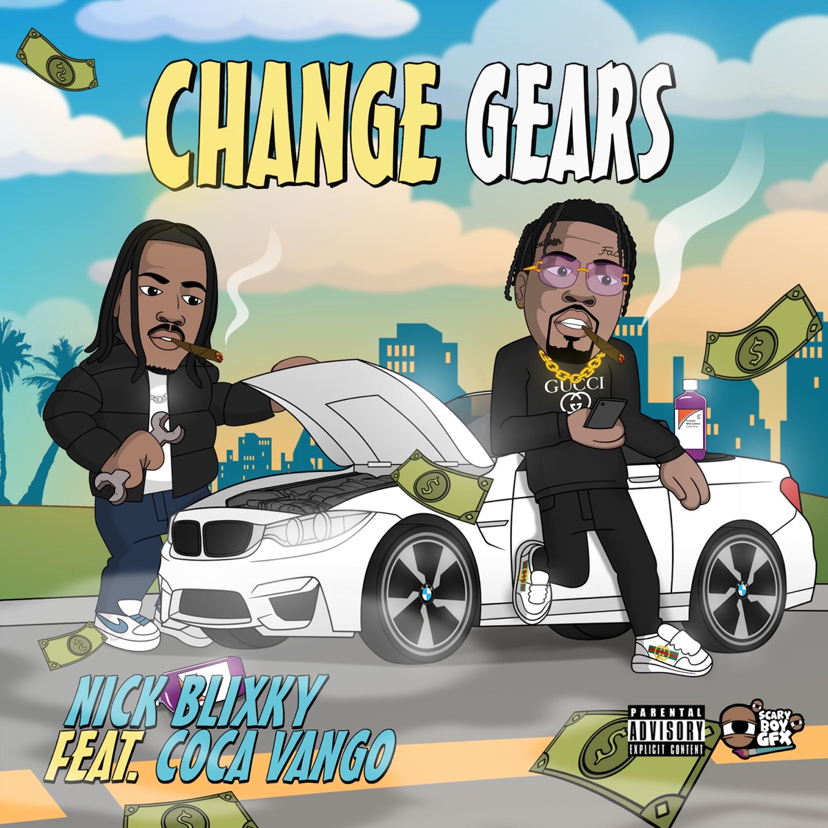 Change Gears (feat. Coca Vango) - Single by Nick Blixky album cover