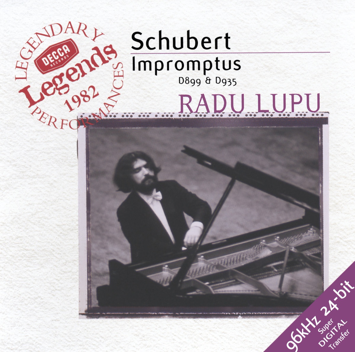 Schubert: Impromptus Opp. 90 & 142 by Radu Lupu album cover