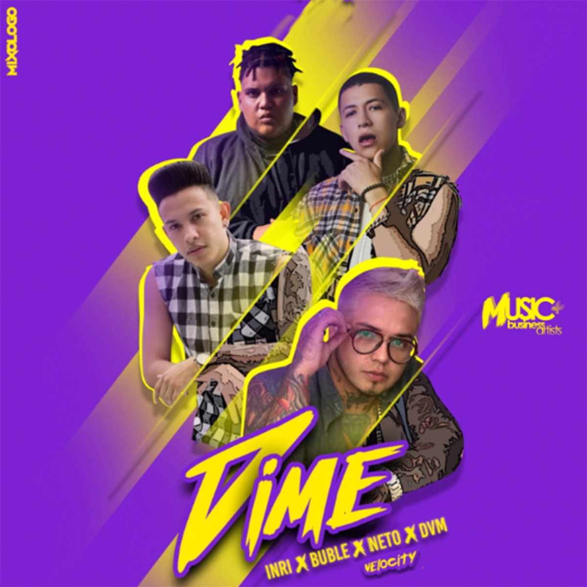DIME - Single by Velocity, I.N.R.I, Diego Villacis DVM, Buble & Neto album cover