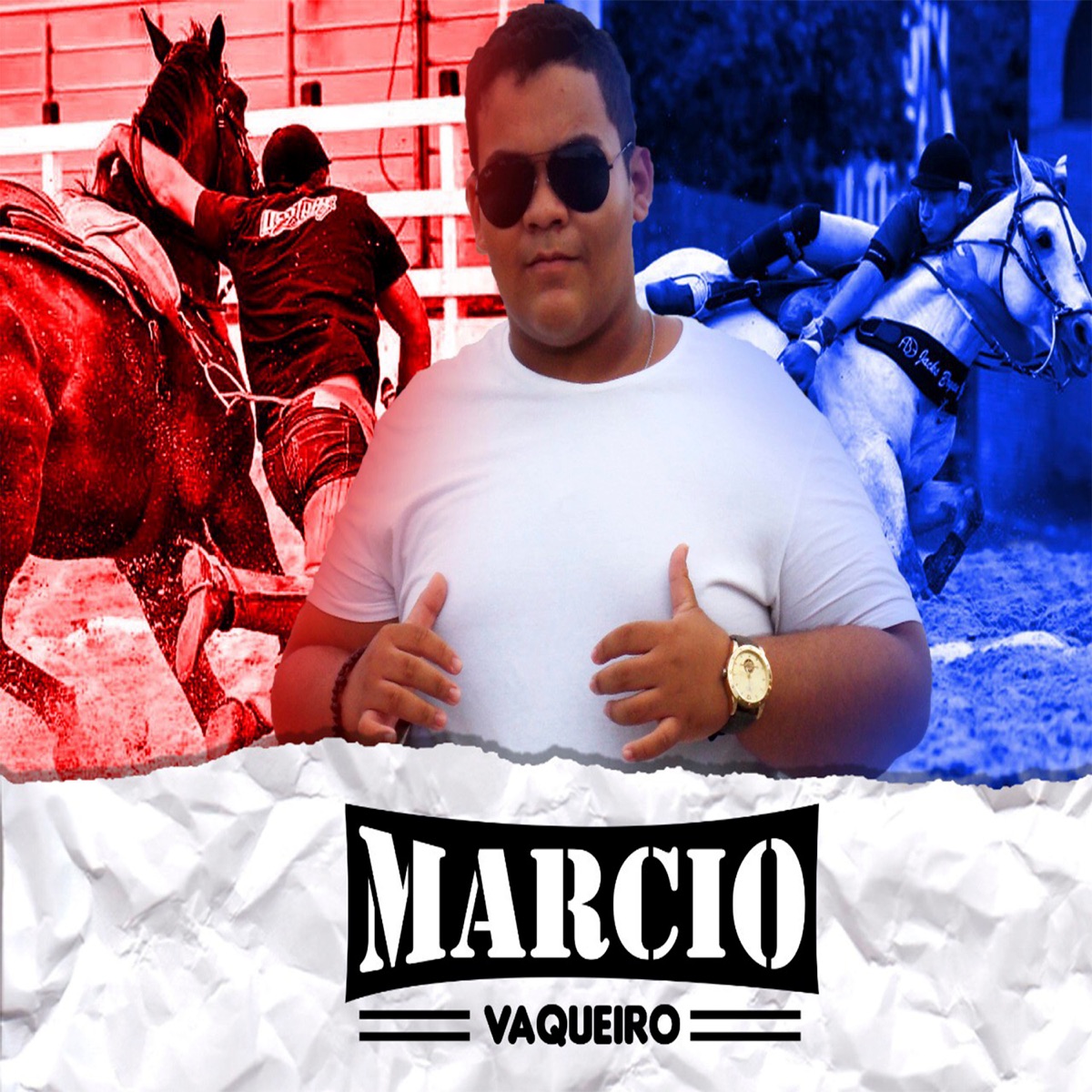 Hoje Eu Sou Vaqueiro Desmantelado - Single by Marcio Vaqueiro album cover