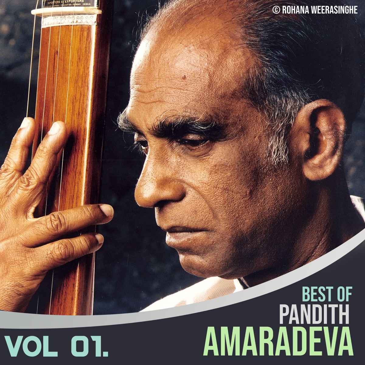 Best of Pandith Amaradeva, Vol. 01 by Rohana Weerasinghe & Pandith Amaradeva album cover