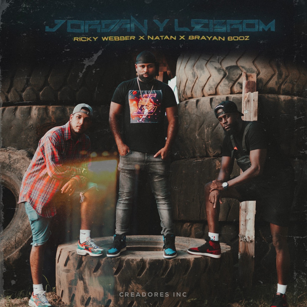 Jordan Y Lebron - Single by Ricky Webber, Natan El Profeta & Brayan Booz album cover