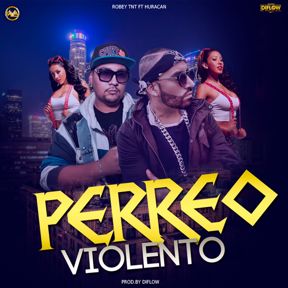 Perreo Violento (feat. Hura) - Single by Robey TNT album cover