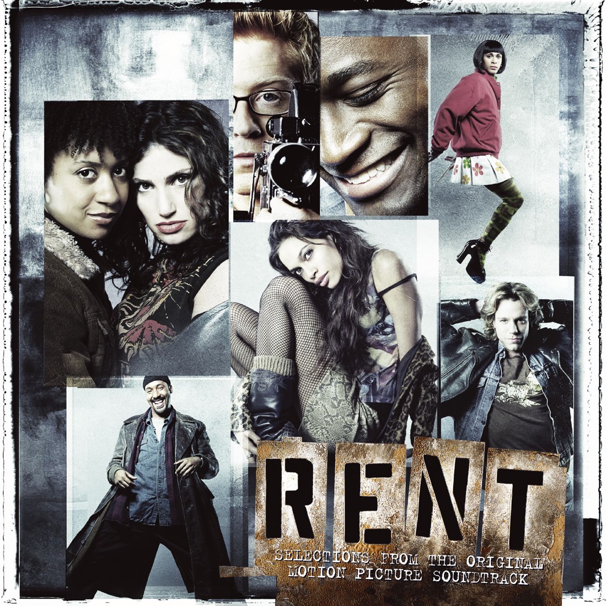 Rent (Selections from the Original Motion Picture Soundtrack) [Bonus Track Version] by Jonathan Larson, Anthony Rapp, Adam Pascal, Rosario Dawson & Idina Menzel album cover