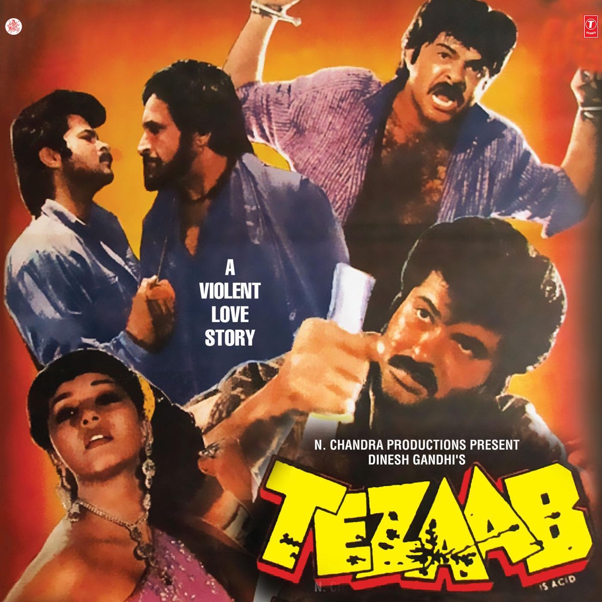 Tezaab (Original Motion Picture Soundtrack) by Laxmikant-Pyarelal album cover