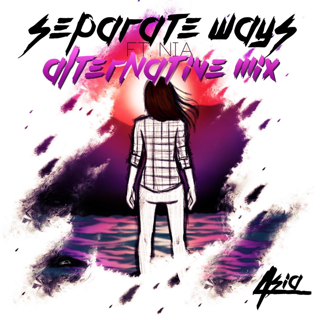 Separate Ways (feat. Nia) [Alternative Mix] - Single by 4SIA album cover