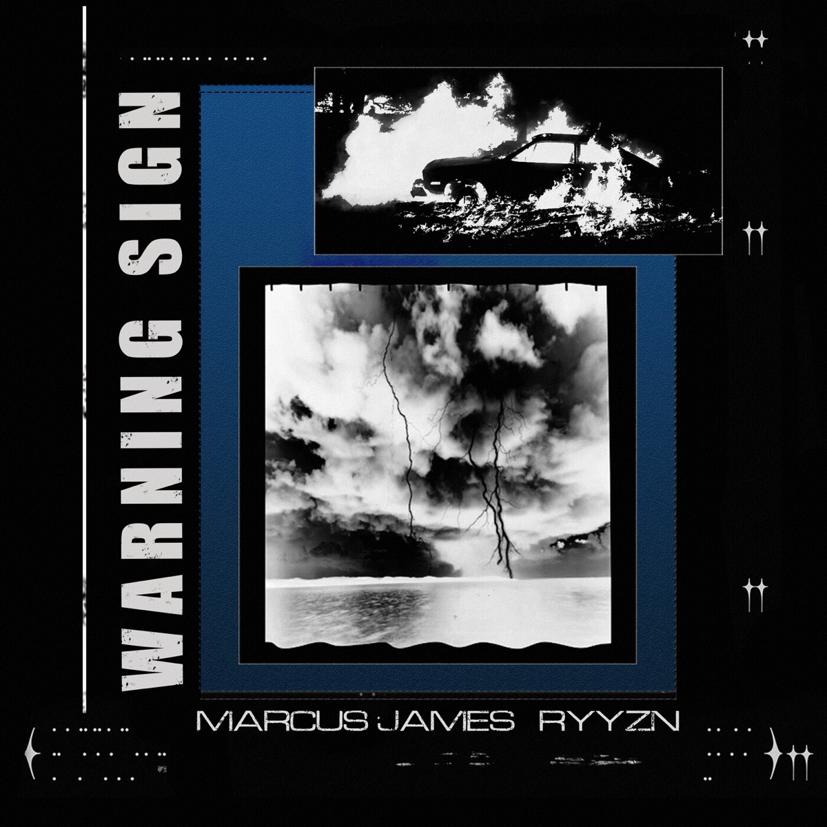 Warning Sign - EP by Marcus James & RYYZN album cover