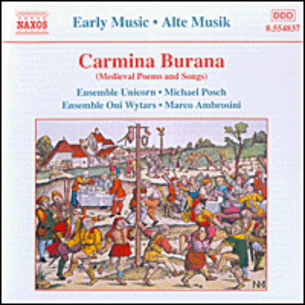 Carmina Burana by Ensemble Oni Wytars, Marco Ambrosini, Michael Posch & Unicorn Ensemble album cover