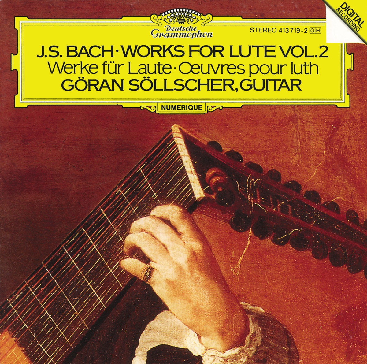 Bach, J.S. : Works for Lute Vol.2 by Göran Söllscher album cover