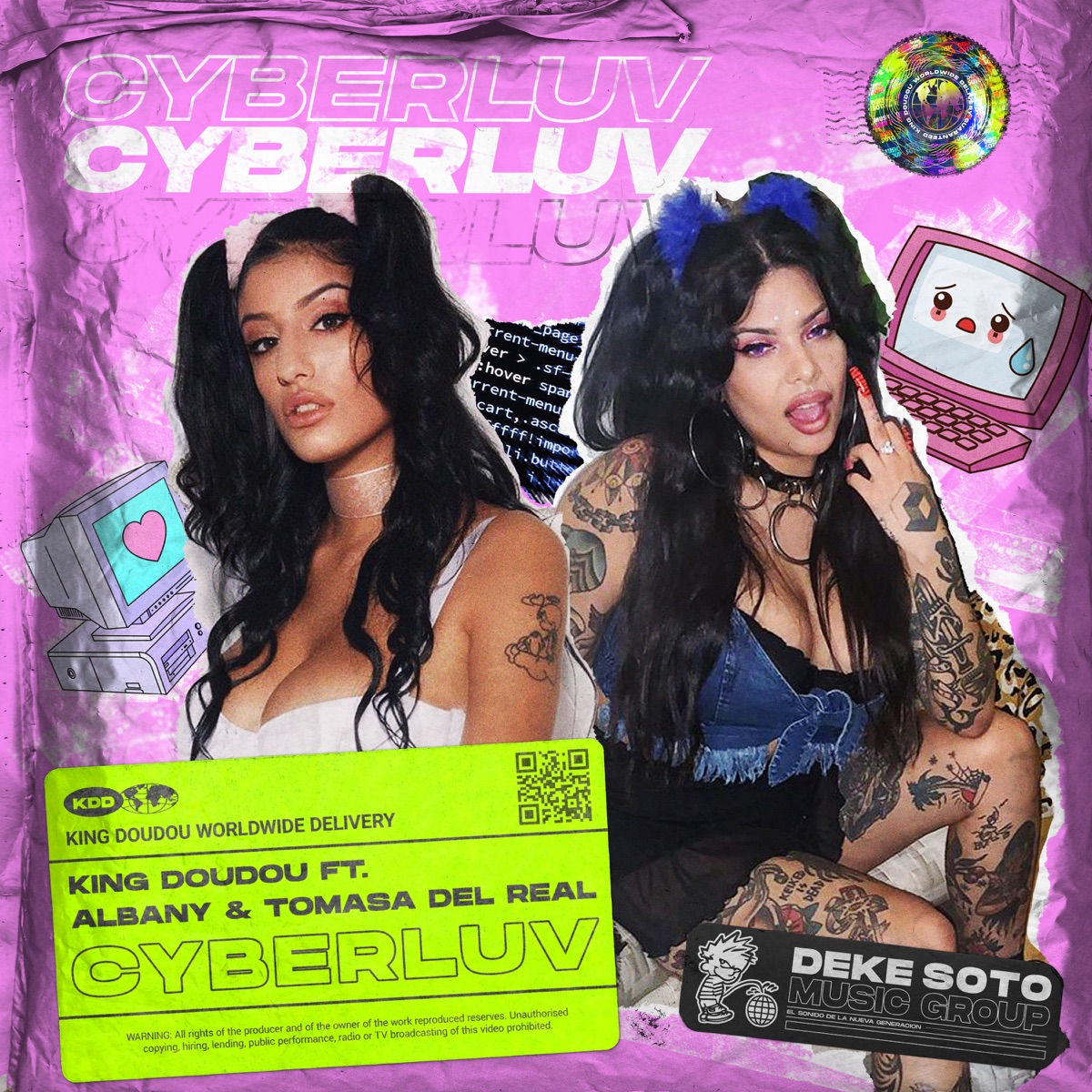 Cyberluv - Single by King Doudou, Albany & Tomasa del Real album cover