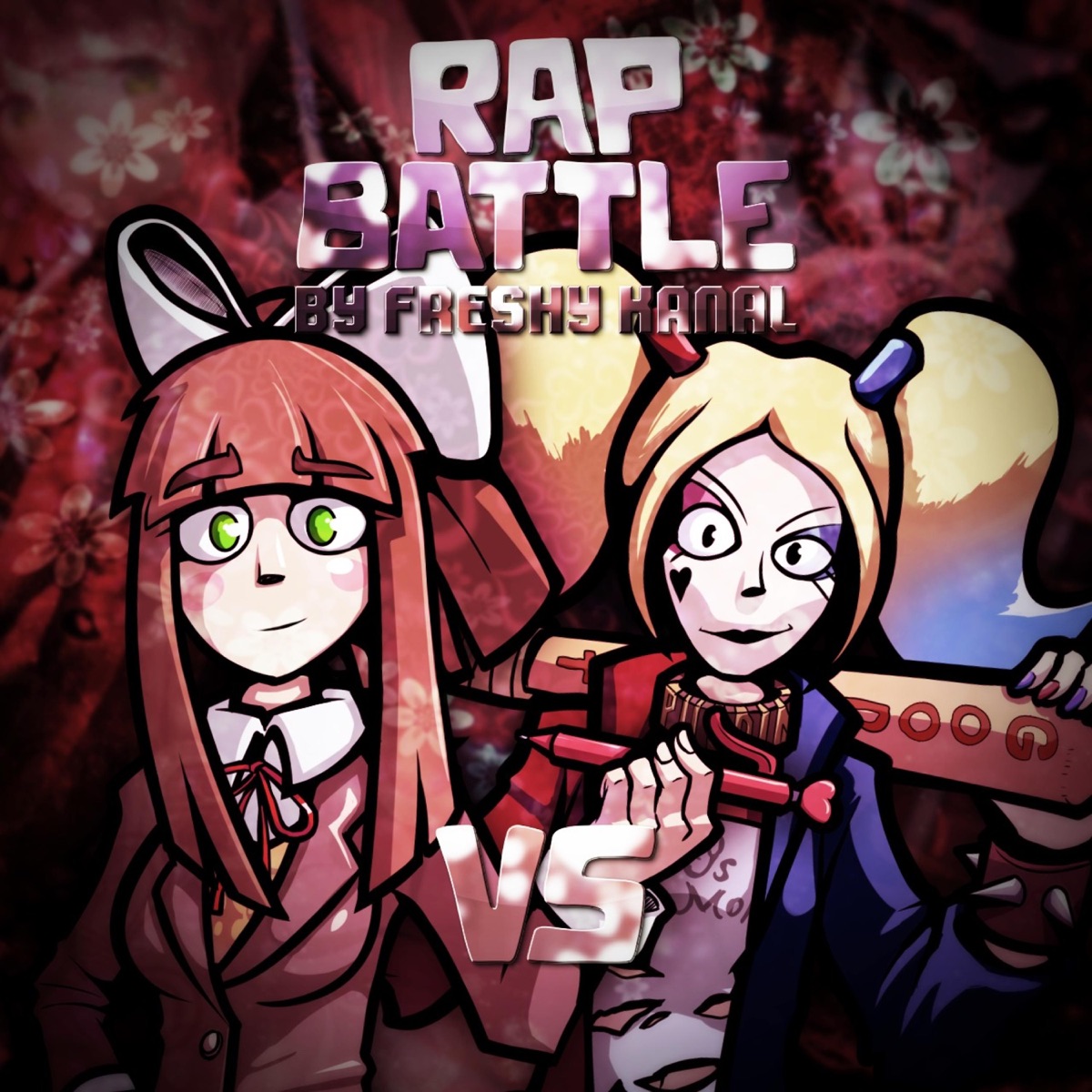 Monika Vs. Harley Quinn - Single by Freshy Kanal album cover