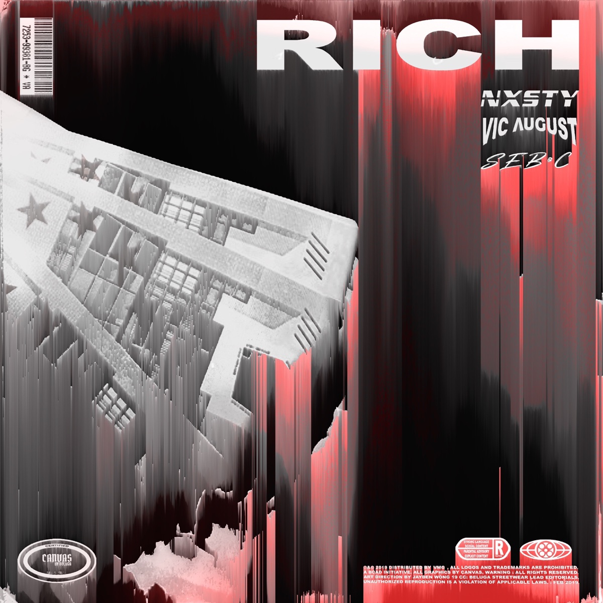 RICH (Seb C REMIX) - Single by NXSTY & Vic August album cover