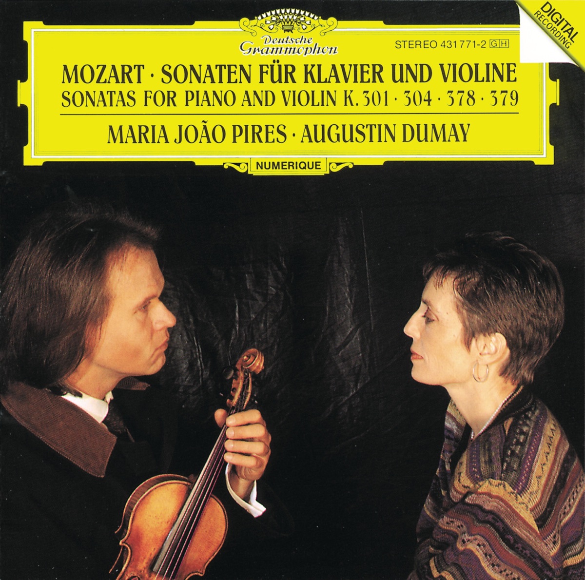 Mozart: Violin Sonatas K. 301, 304, 378 & 379 by Augustin Dumay & Maria Joao Pires album cover