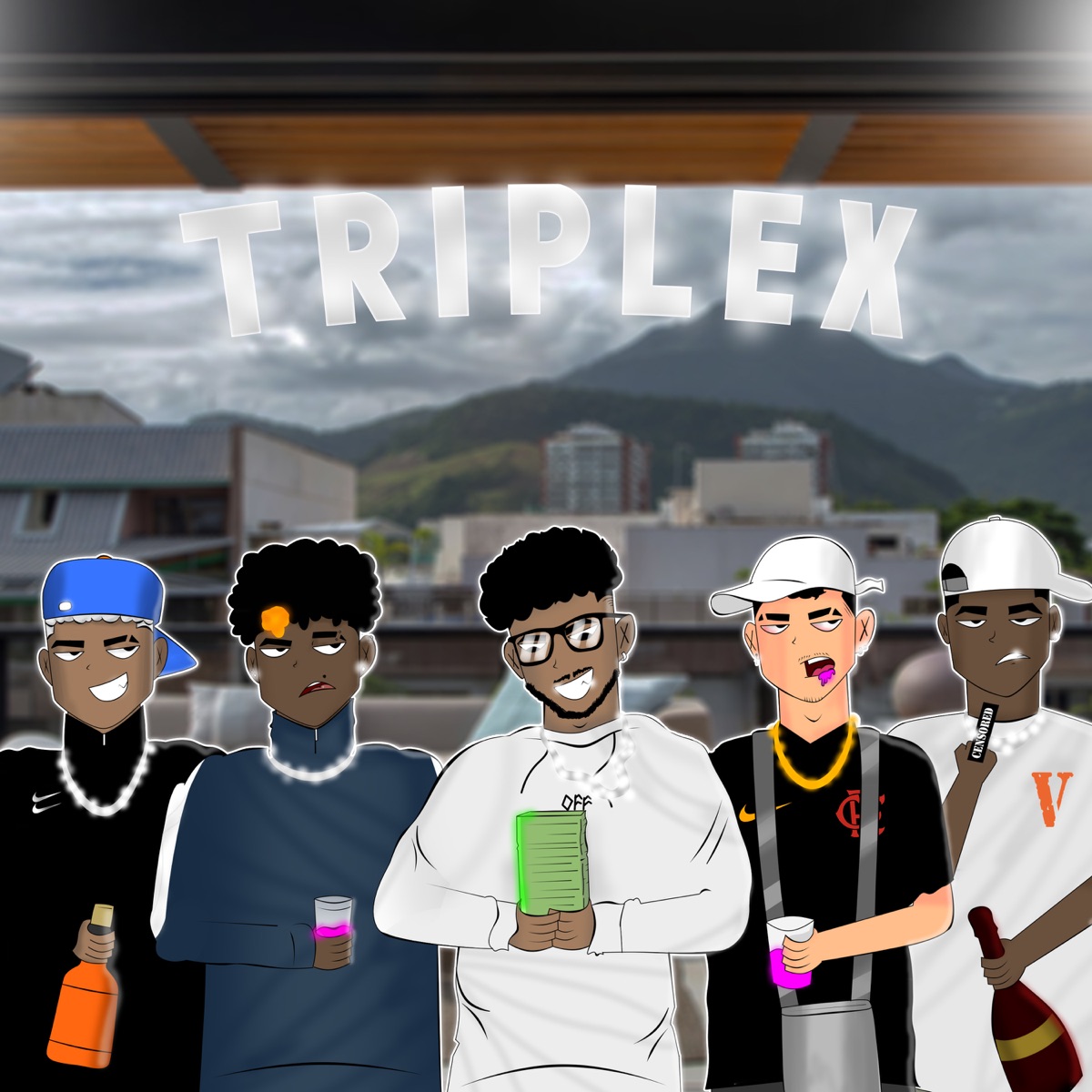Triplex (feat. Ryanzin, Manuk OG, Peuzz1n & Dianjoz) - Single by DAP MOB album cover