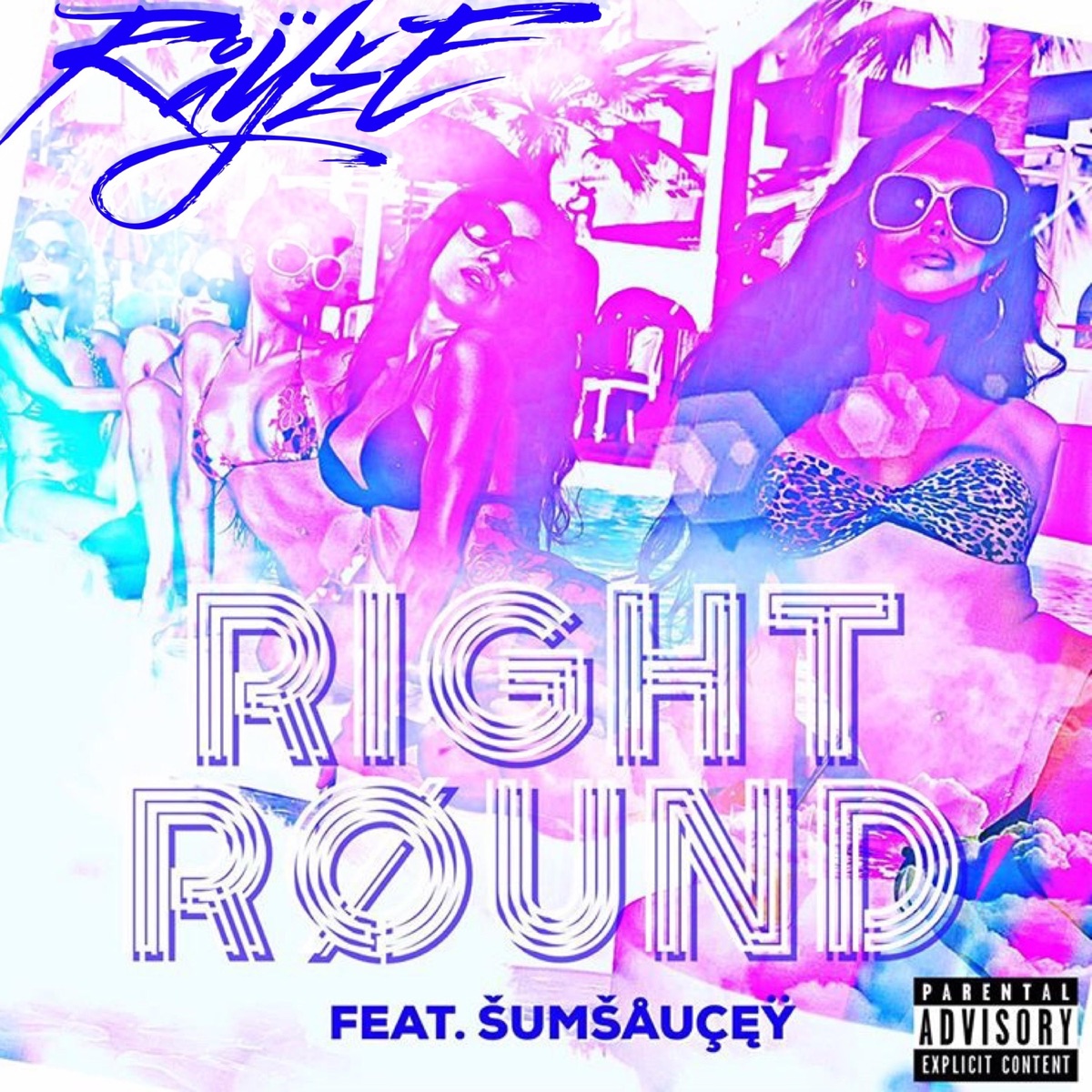 Right Round (feat. Sumsaucey) - Single by RayzeNation album cover