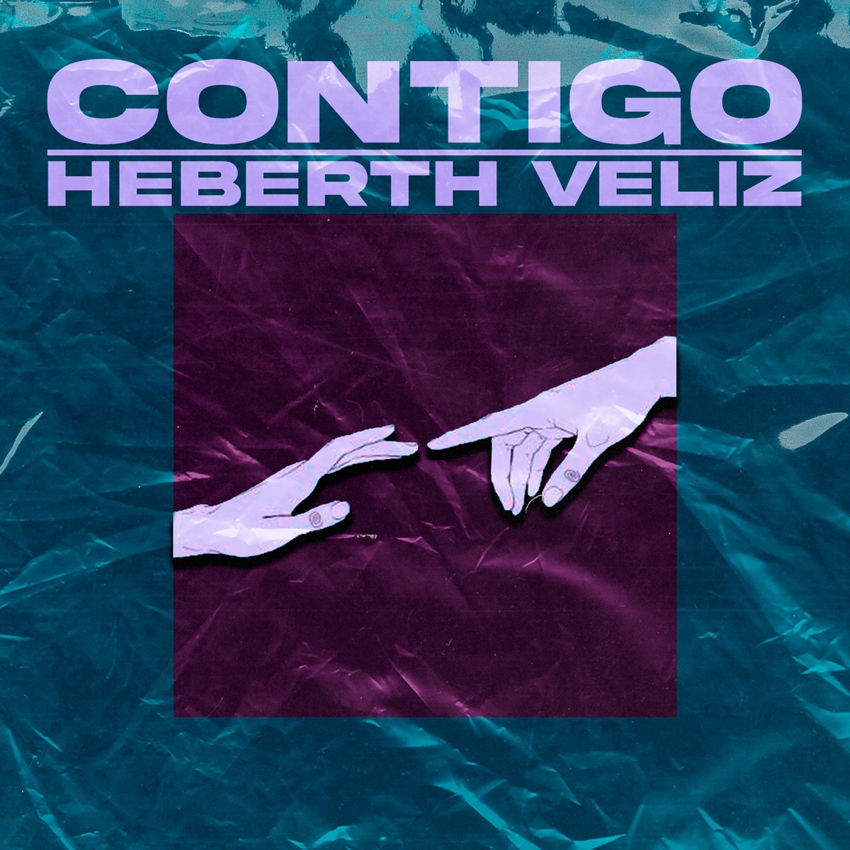 Contigo - Single by Heberth Veliz album cover
