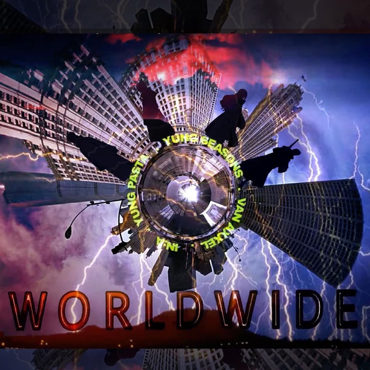 Worldwide (feat. IN:A & Yung Pasta) - Single by Van Axxel album cover