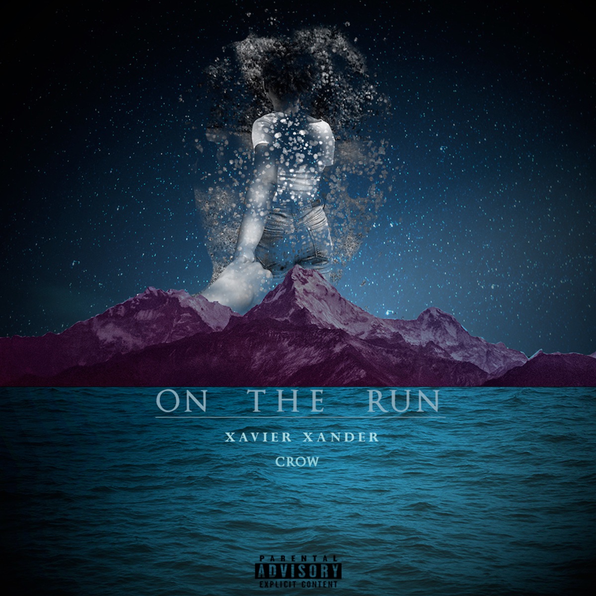 On the Run - Single by Xavier Xander & CROW album cover