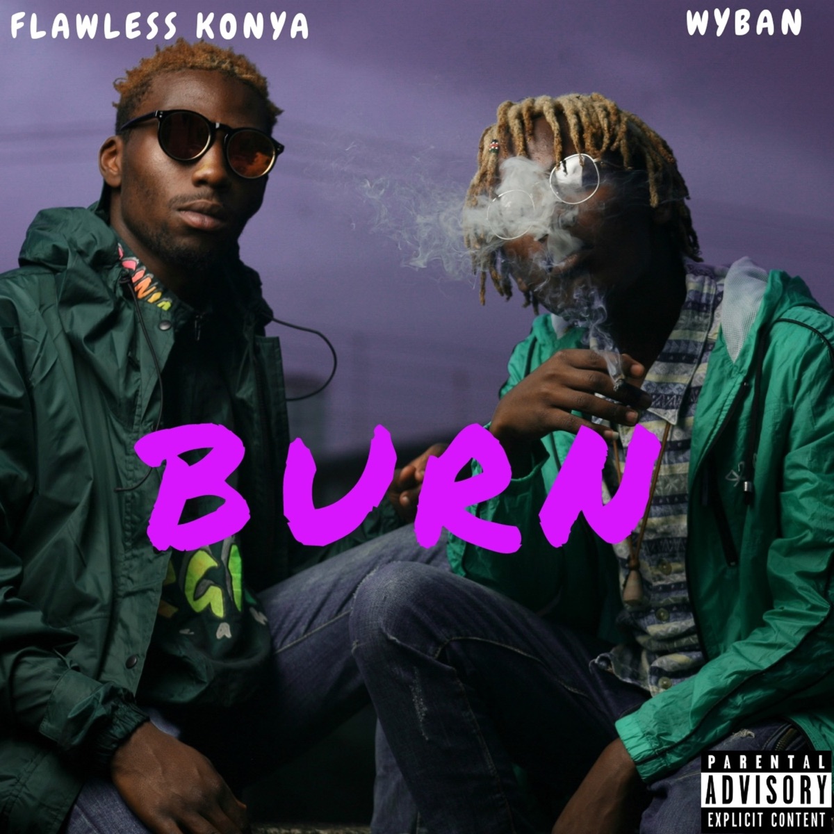 Burn - Single by Wyban & Flawless Konya album cover