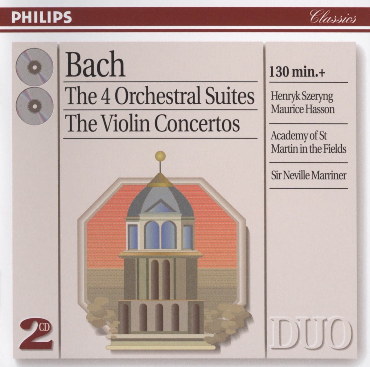 Bach: The 4 Orchestral Suites, The Violin Concertos by Henryk Szeryng, Academy of St Martin in the Fields, Maurice Hasson, Neville Marriner & William Bennett album cover