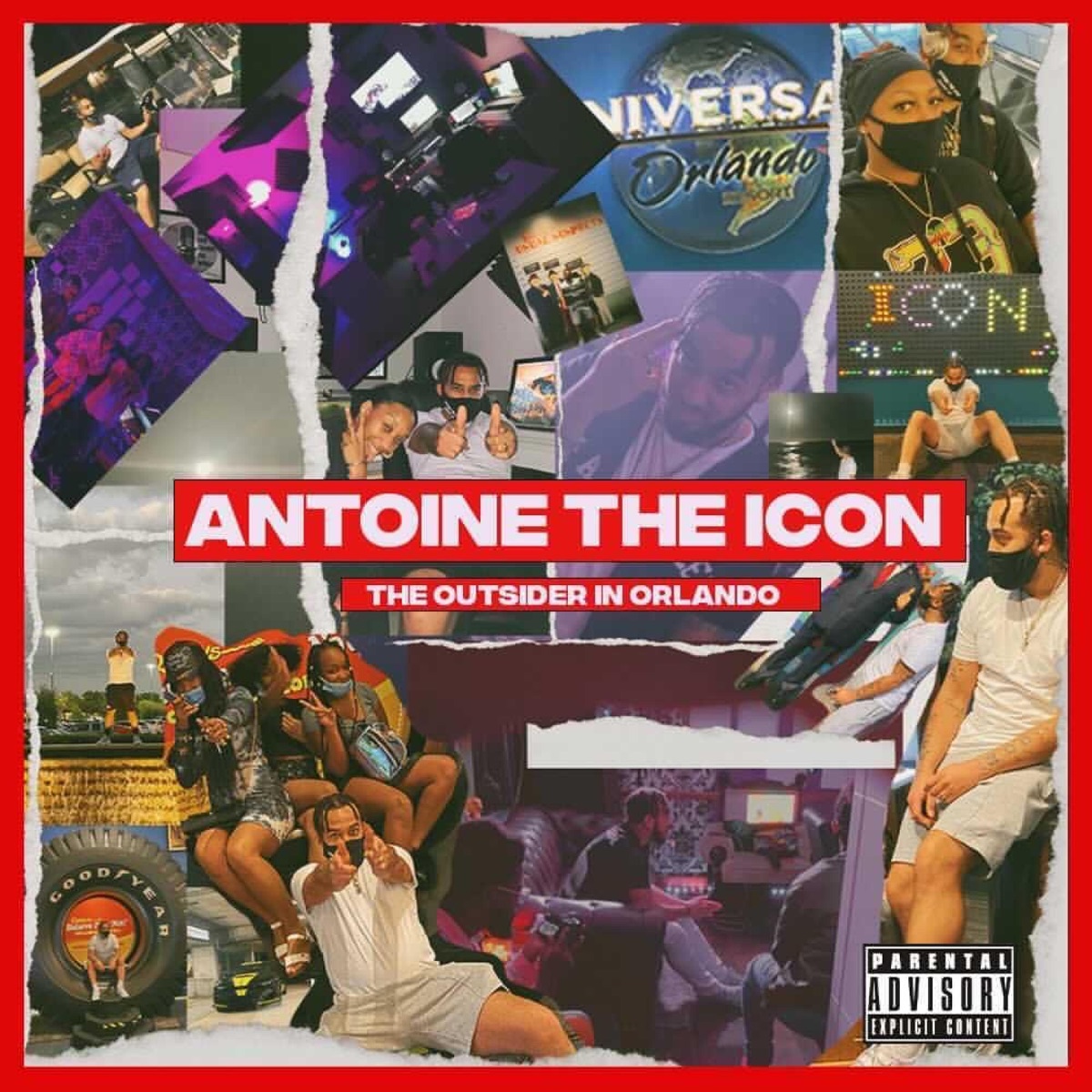 The Outsider In Orlando by Antoine the Icon album cover