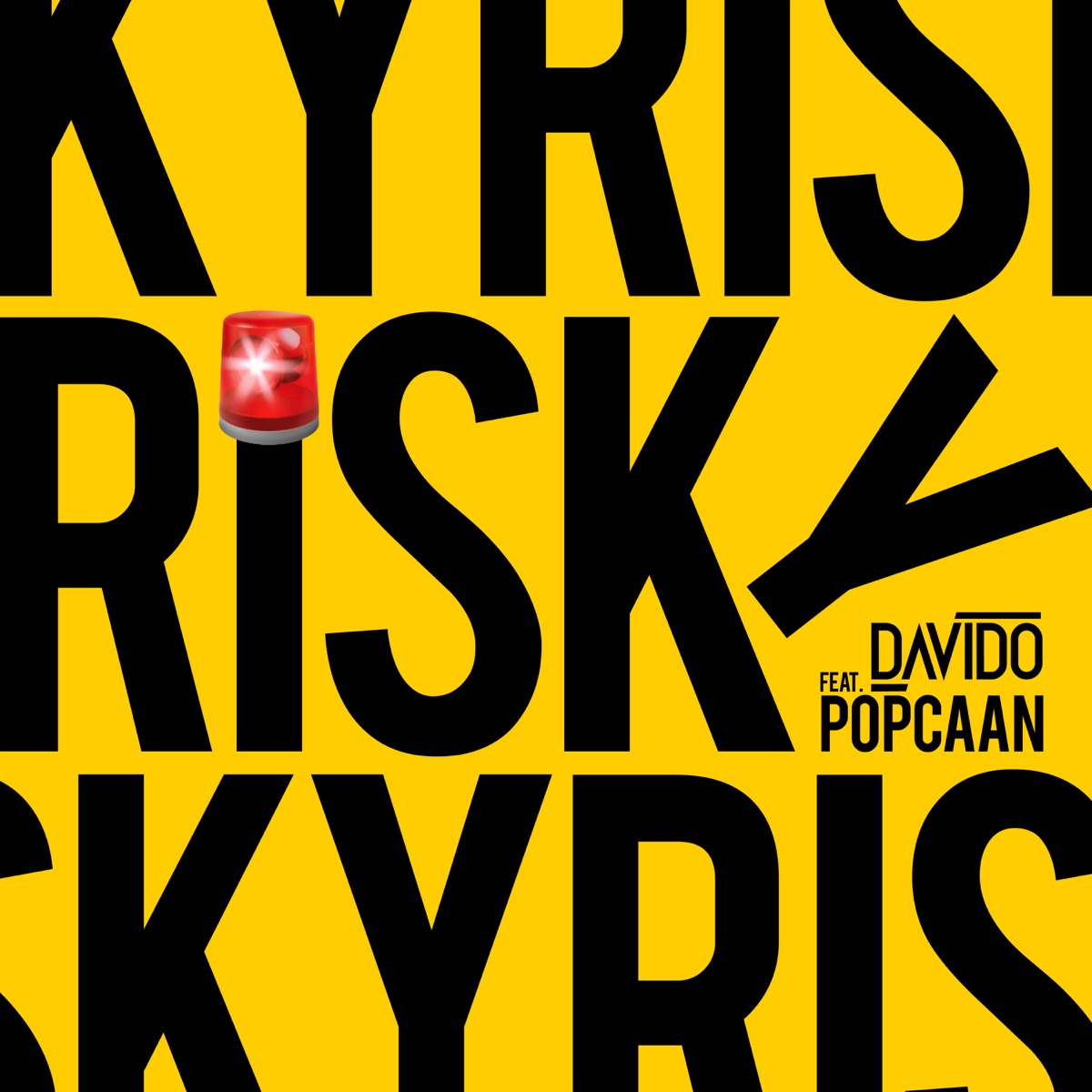 Risky - Single by Davido & Popcaan album cover