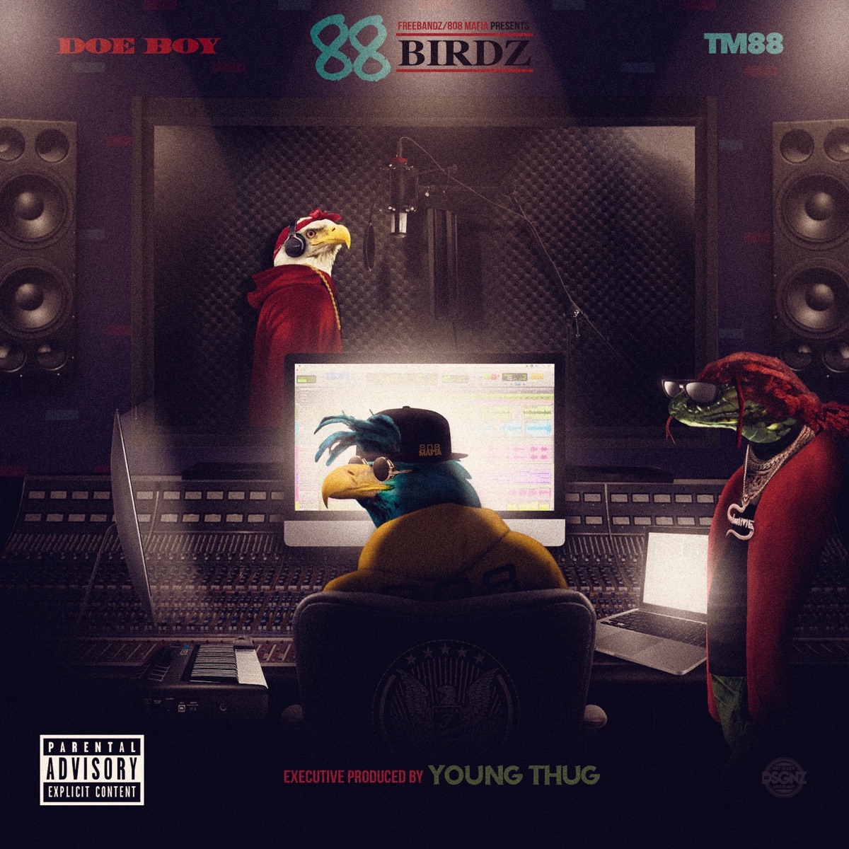 88 Birdz by Doe Boy & TM88 album cover