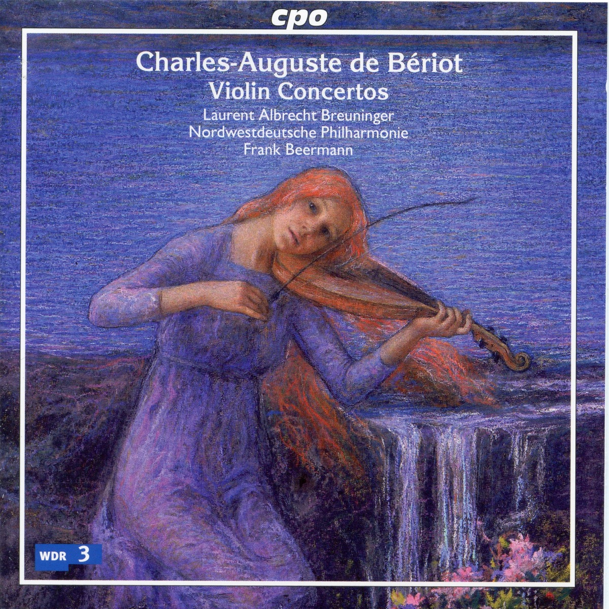 Bériot: Violin Concertos by Nordwestdeutsche Philharmonie, Frank Beermann & Laurent Albrecht Breuninger album cover