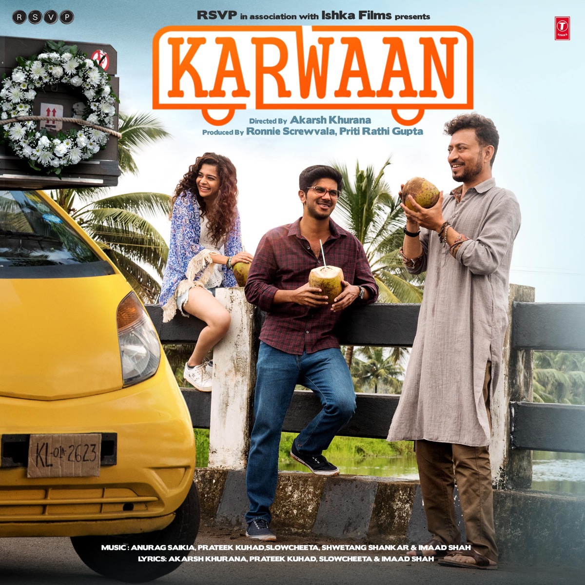 Karwaan (Original Motion Picture Soundtrack) by Anurag Saikia, Prateek Kuhad, SlowCheeta, Shwetang Shankar & Imaad Shah album cover