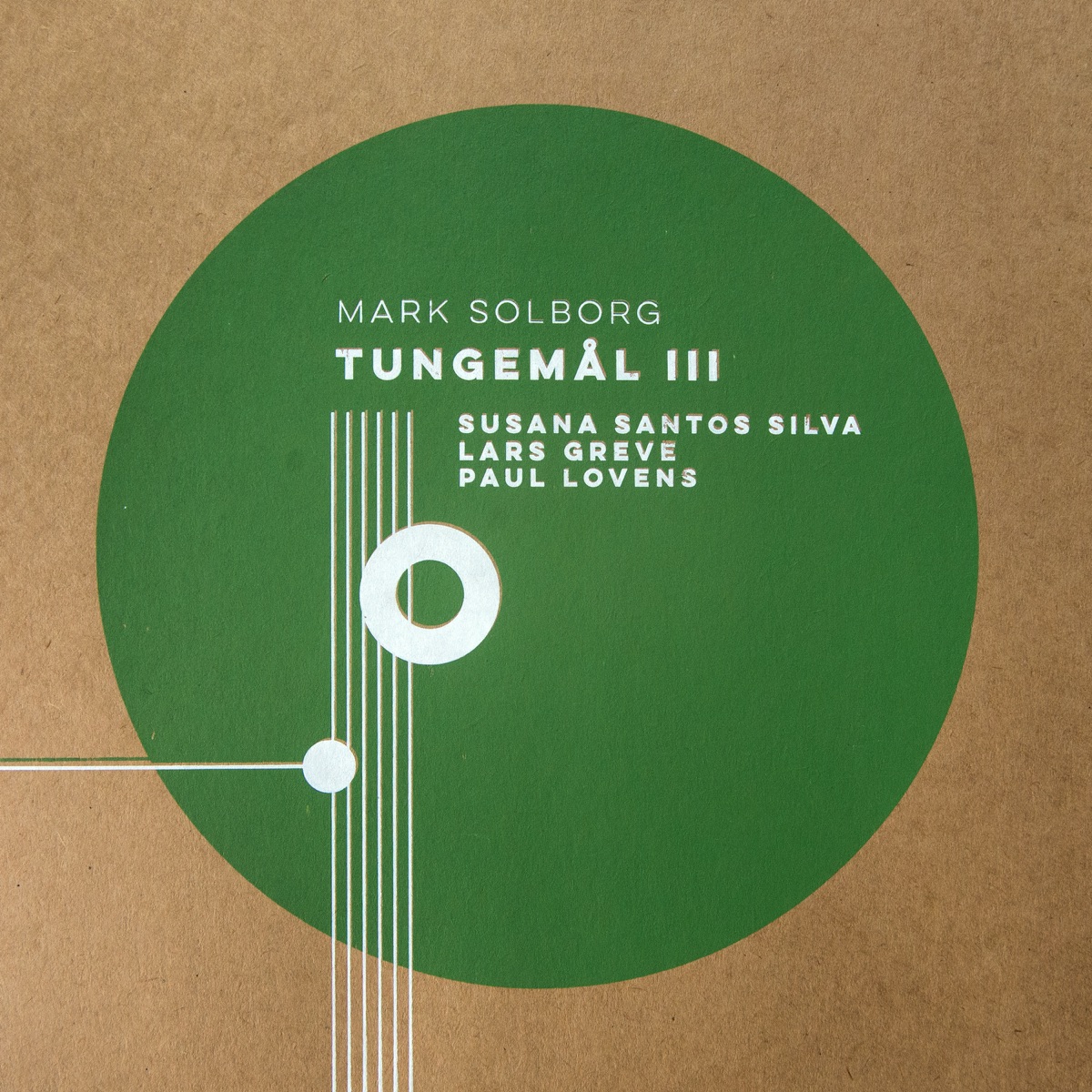 Tungemål III by Mark Solborg, Susana Santos Silva & Paul Lovens album cover