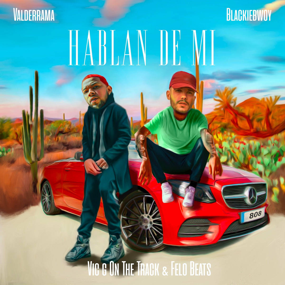 Hablan de Mi - Single by Valderrama & BLACKIEBWOY album cover