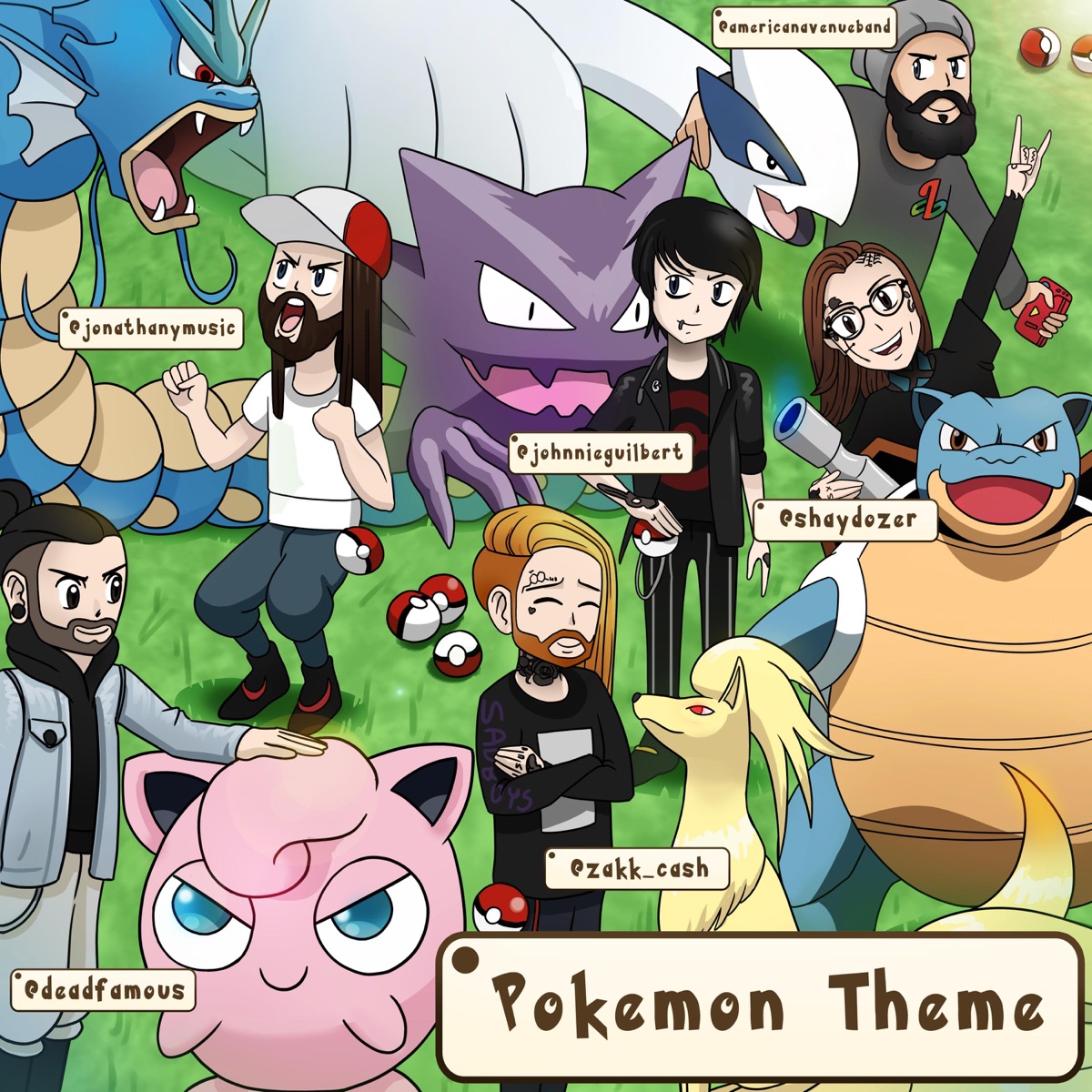Pokémon Theme (feat. Jonathan Young, Shayne Smith, American Avenue & Julian Witt) - Single by Zakk Cash album cover