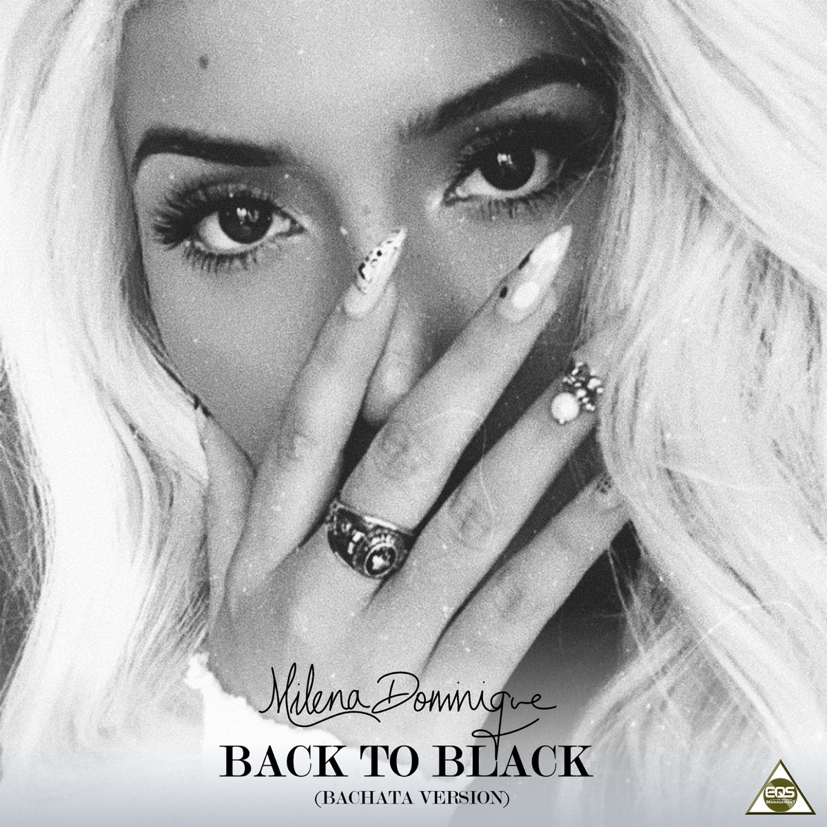 Back to Black (Bachata Version) - Single by Milena Dominique album cover