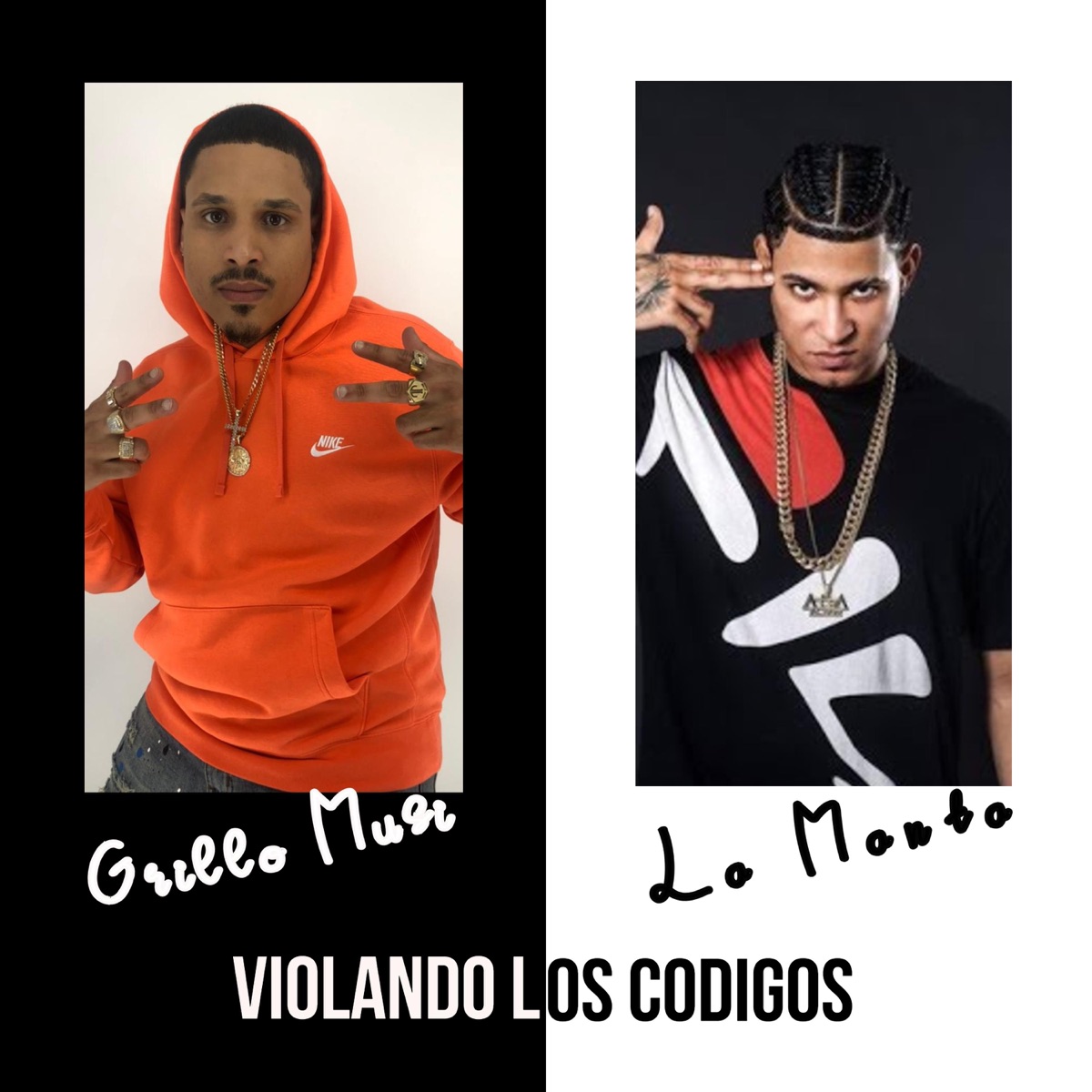 Violando Los Codigos (feat. La Manta) - Single by GrilloMusic album cover