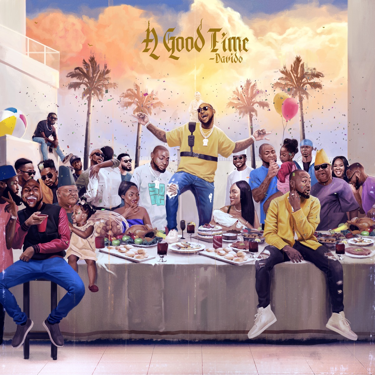 A Good Time by Davido album cover